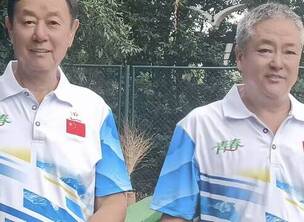 北京青春战友队卓奎、冷红军双打冠军